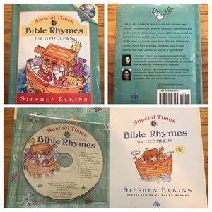 Special Times Bible Rhymes for Toddlers hardcover book - NWT